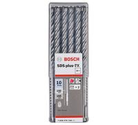 Foret Bosch Professional SDS plus-7X (pour le béton armé et la maçonnerie, 10 x 100 x 165 mm, accessoire pour marteau burineur)
