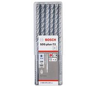 Foret Bosch Professional SDS plus-7X (pour le béton armé et la maçonnerie, 8 x 100 x 165 mm, accessoire pour marteau burineur)
