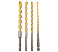 Foret Carbure 160mm Queue Hex 4pcs pour Carrelage