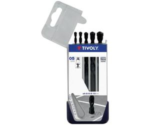 Foret carrelage - Essential DIN8039 - coffret de 5 pièces - D : 4 à 10 mm