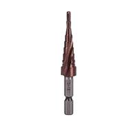 Foret D'alésage Guitare R140 3 à 12mm, Métal Argenté | Perçage de Boutonnière, Trous pour Clous et Alésage Rond, sans Pointe Centrale, Petite Vibration