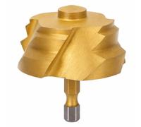 Foret de Levage PPR 50 mm à Queue Hexagonale 1/4 Pouce | Fraisoir à Triple Lame Haute Dureté, Ouvre-Trou Alésoir pour Tuyaux PPR PVC, Outil de Fraisage et Réparation Plomberie
