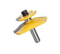 Foret de précision en carbure pour les applications de travail du bois avec insert double face sur bois tendre, bois dur, matériaux composites, outil de coupe de haute précision