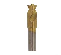 Foret de retrait de soudure par points de cobalt HSS avec tige plate et pointe de centrage pour réparation de tôle de carrosserie de voiture, couleur or, taille 6,5 mm (10 mm)
