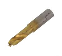Foret de retrait de soudure par points de cobalt HSS avec tige plate et pointe de centrage pour réparation de tôle de carrosserie de voiture, couleur or, taille 6,5 mm (6,5 mm)