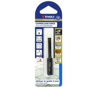 TIVOLY Foret diamant à eau Ø6 mm – Carrelage, grès-cérame – Queue 3 méplats