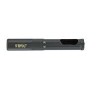 TIVOLY - Foret Diamant à Eau Ø10mm - Perçage du Carrelage, Grès-Cérame et de Carreaux en Céramic - Foret Diamanté Longue Performance - Queue à 3 Méplats pour Perceuse