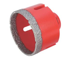 Foret diamant multimatériaux en acier à queue hexagonale Drygres 68mm x 13cm Rubi