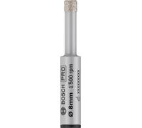 Foret diamant PRO Ceramic à sec 8 x 33 x 13 mm BOSCH 2608599055