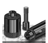 Foret diamanté 1 scie cloche M10 6-100mm for carrelage marbre verre | Foret à sec à noyau brasé au diamant for carreaux de marbre et verre(12mm)