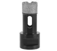Foret Diamanté à Carottage pour Carrelage Porcelaine Brique Noir | Bords Nets et Perçage Précis, Conçu pour Pose de Carrelage, Plans en Pierre, Installateurs et Bricoleurs