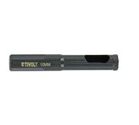 TIVOLY - Foret Diamant à Eau Ø10mm - Perçage du Carrelage, Grès-Cérame et de Carreaux en Céramic - Foret Diamanté Longue Performance - Queue à 3 Méplats pour Perceuse