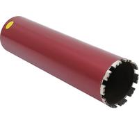 Foret diamanté - Couronne de forage - Diamètre 112 mm - Pour béton et béton armé - Pour pierre et maçonnerie - Rouge