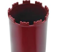 Foret diamanté - Couronne de forage - Pour béton et maçonnerie - Ø 63/76/112 mm - Diamètre de trou 5 mm - Forage à sec/humide - Usage intensif