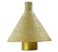 Foret diamanté, foret conique haute résistance pour adaptateur de filetage M10, poinçonnage, trous d'expansion, outil de meulage et chanfreinage pour pierre, céramique, porcelaine, bois