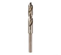 Foret doré HSS M2 13-15 mm réduit (14,5 mm) | Acier HSS M2, diamètre 13 mm, revêtement doré, tige réduite, s'adapte aux mandrins standard