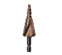 Foret étagé à rainurer hélicoïdal M35 en acier rapide 4-20 mm Tige hexagonale métrique contenant du cobalt, foret hélicoïdal pour bois, métal, acier inoxydable
