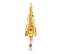 Foret Étagé, Akozon Tige Hexagonale Outil De Forage 4mm-20mm Foret Fraise Meche Etage en HSS