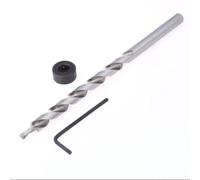 Foret Étagé Hexagonal 9.5mm pour Trous de Guidage(Round Shank) | Tige hexagonale 1/4", diamètre 9.5mm, pour idéal guides de poche, trou pour pilote intégré, acier rapide