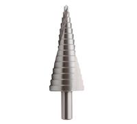 Foret Étagé Métal, Ø 4-32 mm HSS 6542 Professionnel | Foret à Étages pour Acier Inoxydable, Aluminium, Bois et Plastique, Foret Conique pour Percer, Aléser, ébavurage