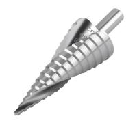 Foret Étagé Metal 4-32 mm Fraise Etage Metal Triangle Conique Titane HSS pour Métal, Plastique, Bois, Bricolage, Foret Conique Tige de 10 mm pour Percer, Aléser, Ébavurage