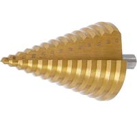 Foret Étagé Nitrure de Titane D.6-65 mm - Acier Haute Performance - Perçage Précis et Durable, Pro - D-Work