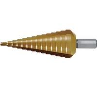 Foret étagé Ruko, diamètre 4-30 mm, HSS-TiN, 3 tranchants - 101352T