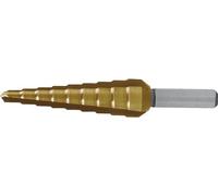 Foret étagé Ruko, diamètre 6-38 mm, HSS-TiN, 3 tranchants - 101350-9T