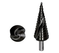 Forêt étagé spiral en acier m35 hss cobalt 4 à 30mm