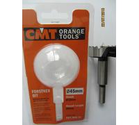 Foret Forstner/Foret À Tête Cylindrique SP-ACIER D=45 Mm L=90 Mm Tige 10 Mm CMT