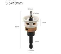 Foret Fraisage Carbure Réglable Avec Butée Hexagonal(3.5×10mm) | Carbure , butée réglable, queue hexagonale, anti-glissement, perçage précis