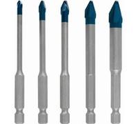 Bosch Coffret de forets EXPERT HEX-9 HardCeramic Ø 4/5/6/8/10 mm, 5 pièces 2608900597