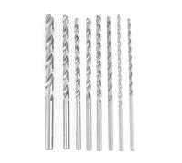Foret hélicoïdal à tige droite Extra longue en acier rapide, outil de foret hélicoïdal 4-10mm pour le bois 8 pièces