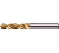 Foret hélicoïdal DIN 1897, type UNI, diamètre nominal 5 mm, HSS-Co TiN, tige cylindrique extra-courte
