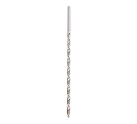 Foret Hélicoïdal en Acier Rapide, Mèche à Tige Droite Extra Longue de 5mm X 200mm pour les Applications à Impact