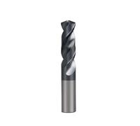 Foret hélicoïdal en alliage de carbure de tungstène, foret hélicoïdal en acier inoxydable dur, poignée droite, foret monolithique solide for machine CNC, 1 pièce(1.0mm)