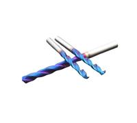 Foret hélicoïdal HRC65 60MM 80 100MM Allongement Bleu | Forage en acier de métal dur d'outil de machines de commande numérique par ordinateur enduit de carbure monobloc(11.5,80mm)