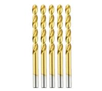 Foret hélicoïdal HSS cobalt, 5 pièces, perçage titane, ensemble d'outils en acier inoxydable 6542, foret for métal et acier inoxydable(2.9mm)