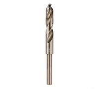Foret hélicoïdal HSS M2 à tige réduite de 15 mm (14,5 mm) | Finition en nitrure de titane doré, réduit la friction, prolonge la durée de vie, taille 14 mm, perçage métallique