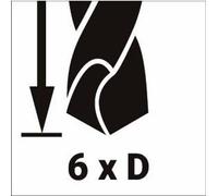 Foret hélicoïdal Ruko DIN345 type N diamètre 44,5mm HSS MK4 - 204445