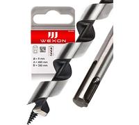 Foret hélicoïdal SDS Plus 8 mm x 460 - Extra long - Mèche à bois hélicoïdale - Compatible avec Bosch Hilti Makita Metabo - Qualité supérieure - Foret à bois type Lewis pour marteau de démolition et