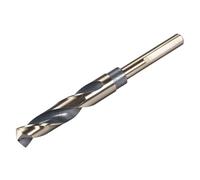 Foret hélicoïdal SOURCING MAP Foret Hélicoïdal Mèche à Tige Réduite 16mm en Acier Haute Vitesse HSS 4341 avec 10mm Tige 1Pcs