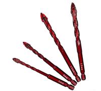 Foret hexagonal à tête biseautée de 10 mm pour un taraudage précis (8 mm) | Embout excentrique de 8 mm, pour finition en métal rouge, tête inclinée, élimine les outils supplémentaires