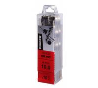 Foret métaux HSS DIAGER Pro - Série courte - Pack de 10 forets - 726