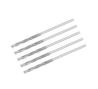 Foret Mèche SOURCING MAP 0,9mm Acier rapide HSS revêtu Diamant Foret Hélicoïdal pour Verre Coquillages Pierre Carrelage 5Pcs