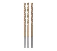 Foret Mèche SOURCING MAP 2,2mm revêtu Titane HSS M42 Cobalt 8% (HSS-E) Tige droite pour Acier inox Aluminium Alliage Métal 3Pcs