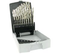 Foret métaux - Acces - HSS - coffret de 19 pièces - pointe en croix - D : 1