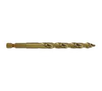 Tivoly Foret métaux TSP HSS Cobalt taillé meulé affûtage étagé – queue hexagonale – Ø6 x 93 mm