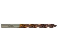 Foret métaux HSS taillé meulé TSP queue à 3 méplats - affûtage Tivoly Smart Point - revêtu Fusio - diamètre 7,5 mm TIVOLY