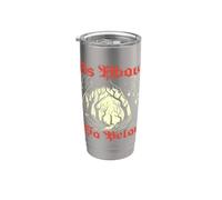 Forêt Mystique Wicca Sorcières Culture Gothique Paganisme Gobelet isotherme en acier inoxydable double paroi